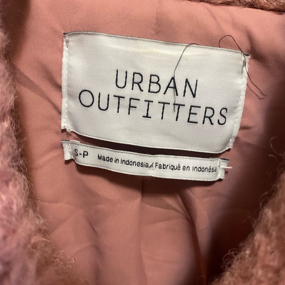 Urban outfitters pink Sherpa jacket